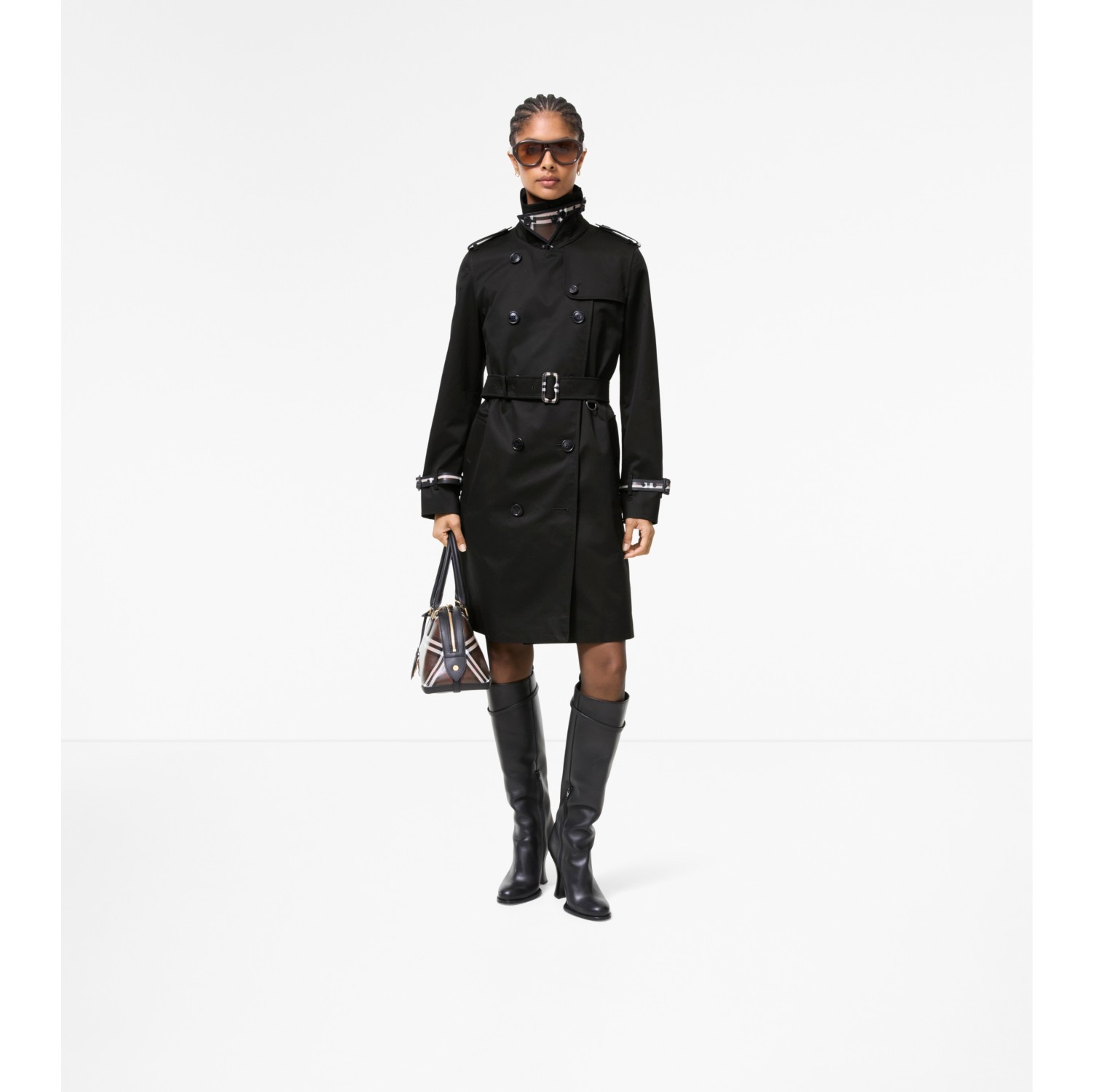 Mid-length Gabardine Kensington Trench Coat