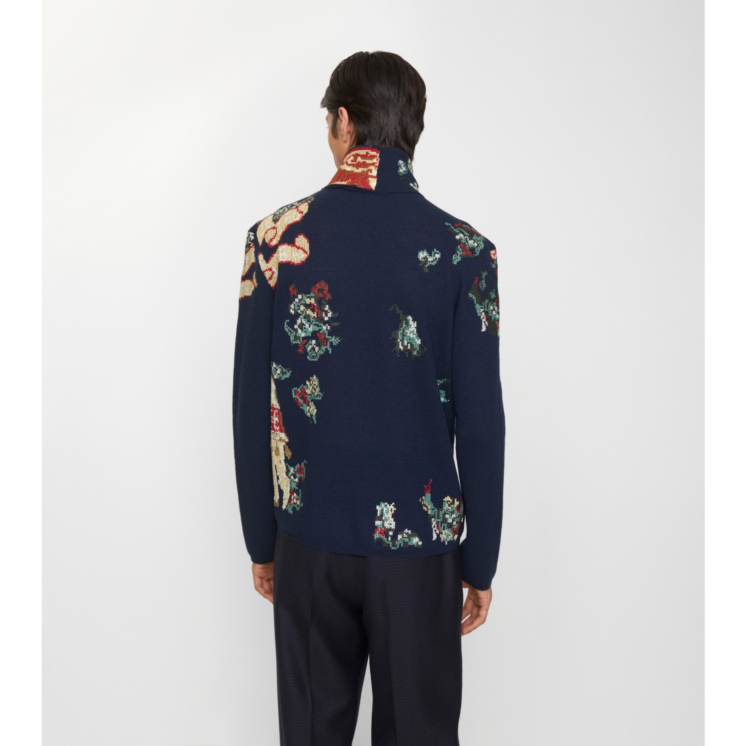 Heraldic Knight Wool Sweater