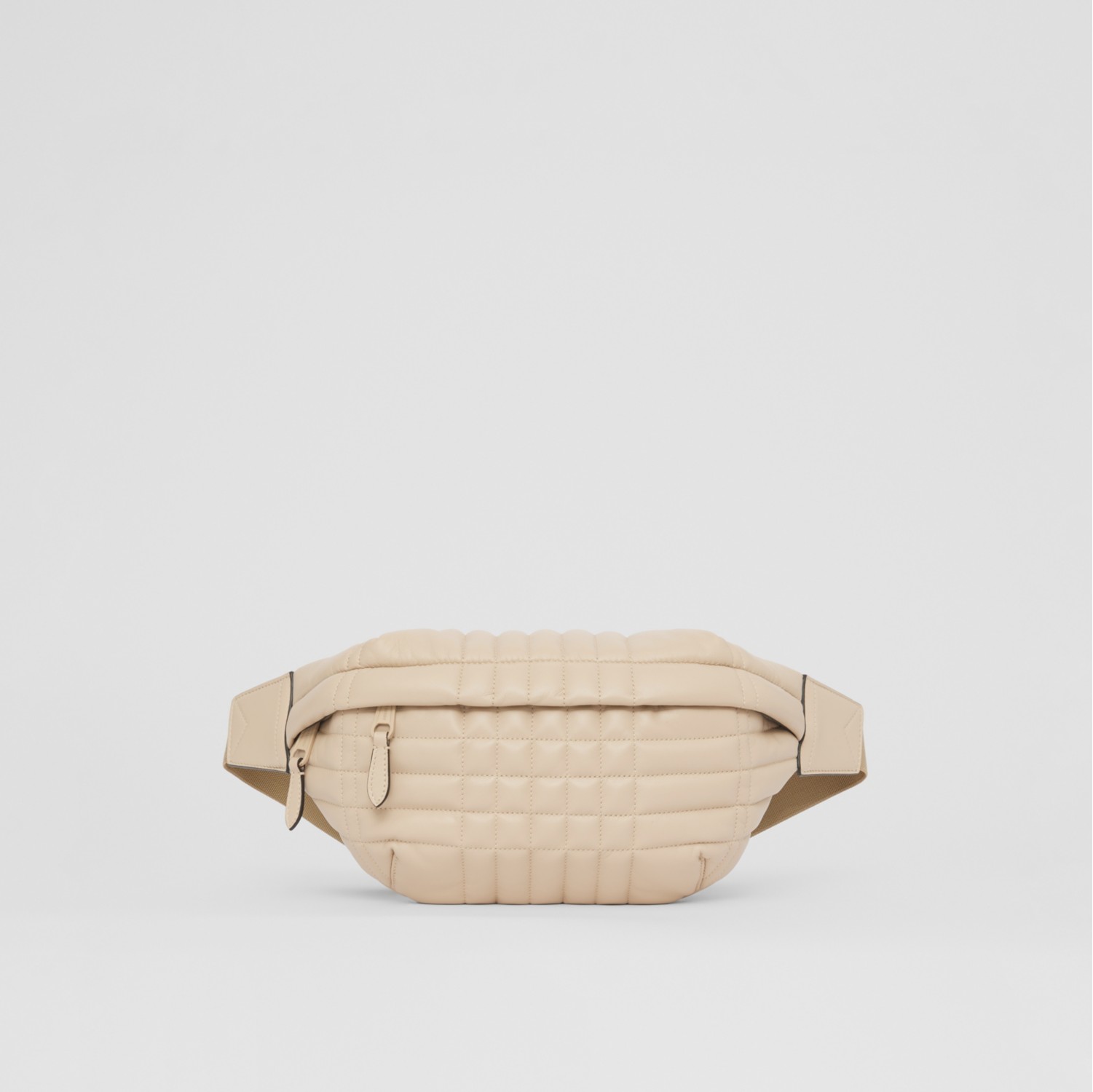 Monogram Motif Quilted Lambskin Sonny Bum Bag in Soft fawn