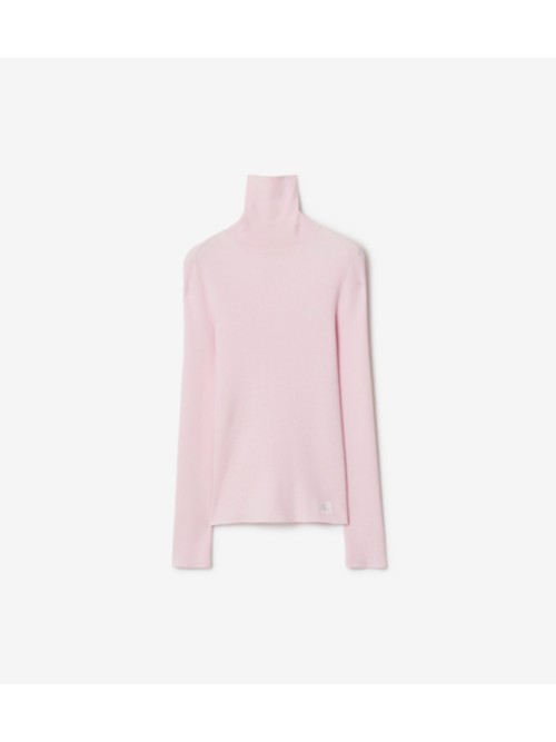 Burberry Wool Blend Sweater In Pink