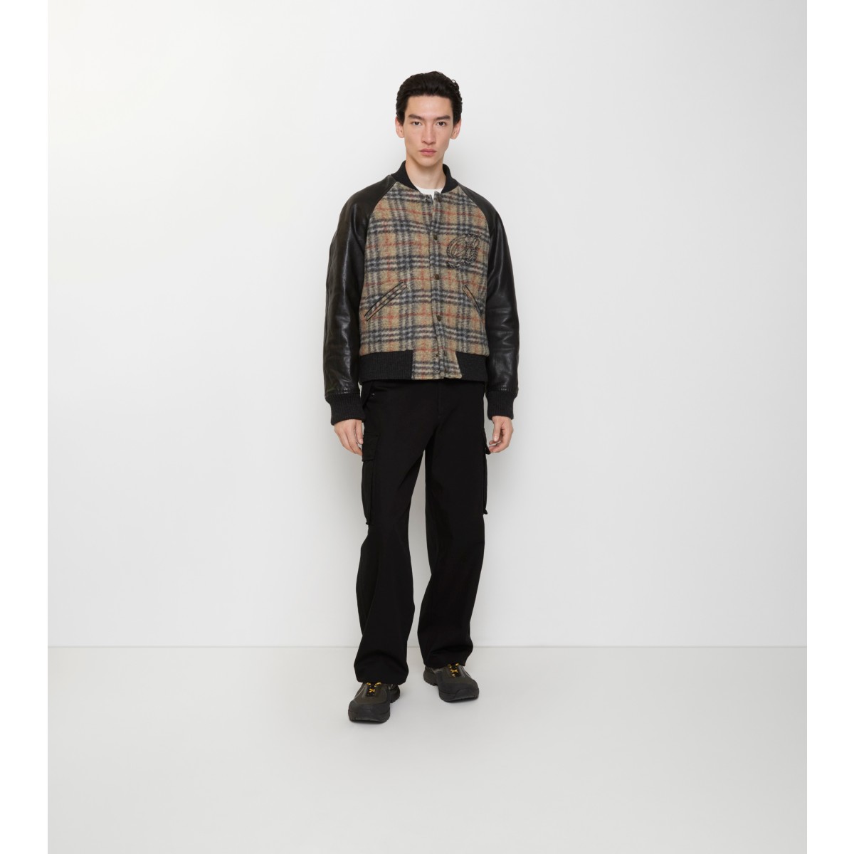  Check Cargo Trousers