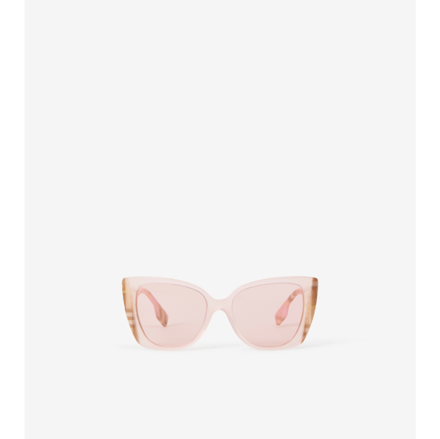 Light pink outlet frame sunglasses