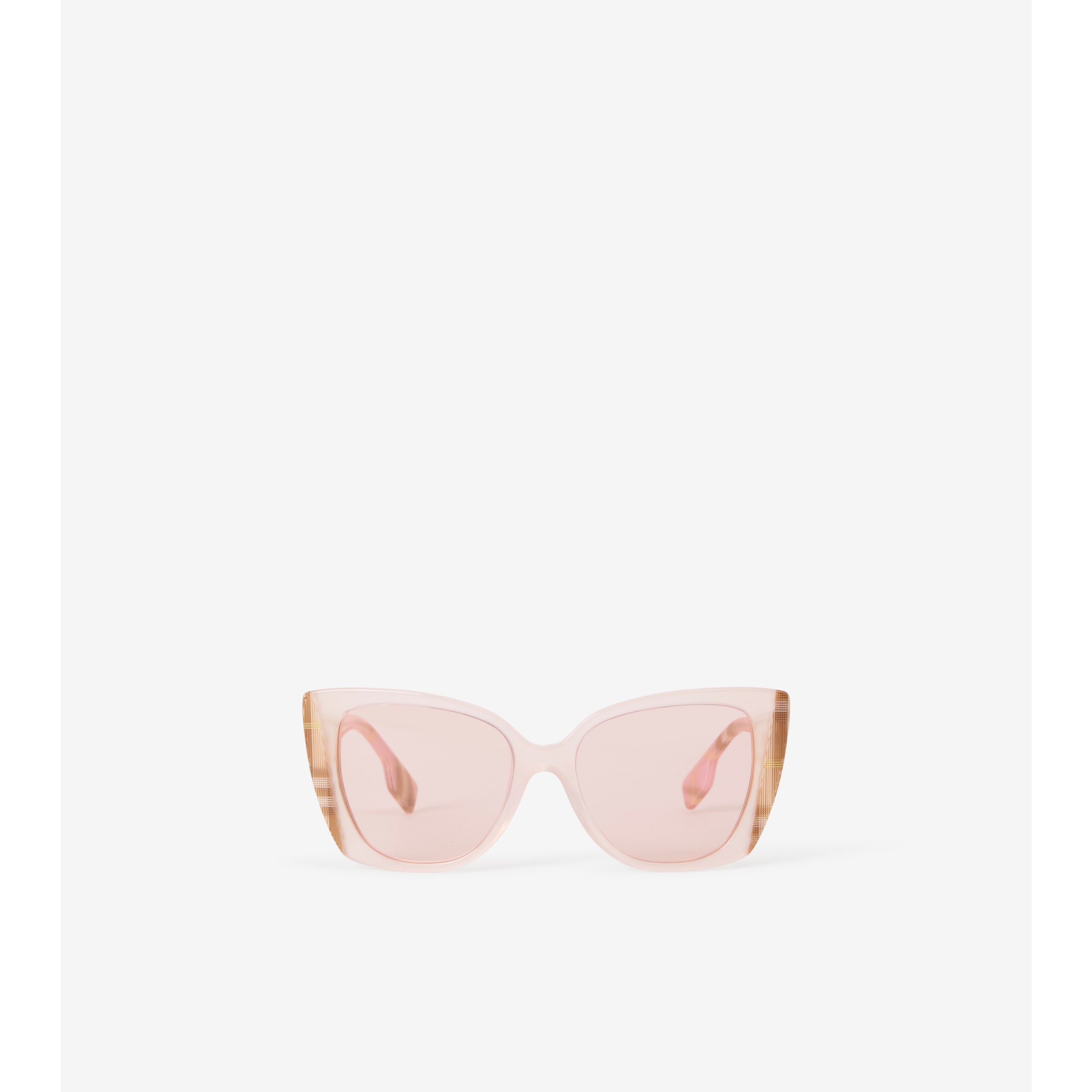 Light pink store cat eye sunglasses