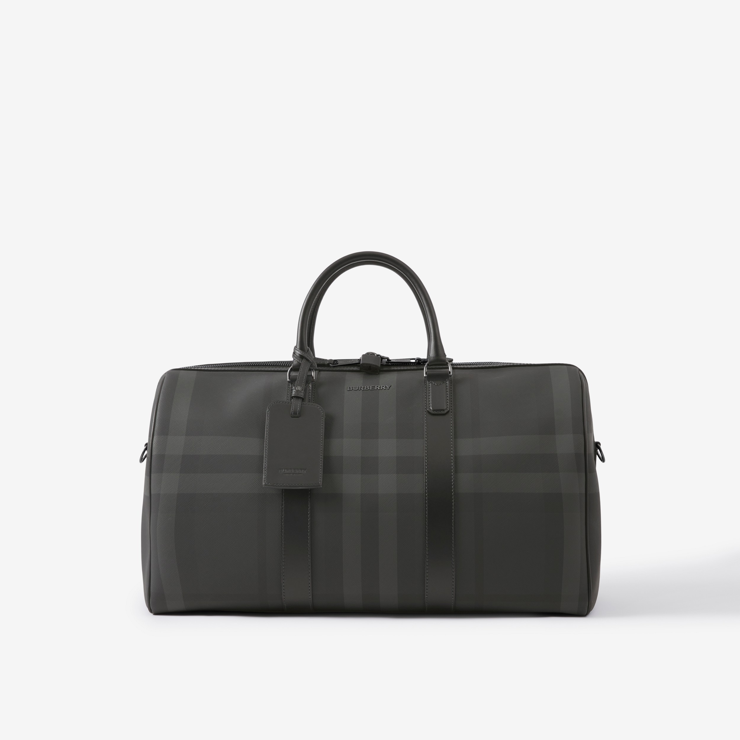 Boston Holdall in Charcoal | Burberry® Official - 1