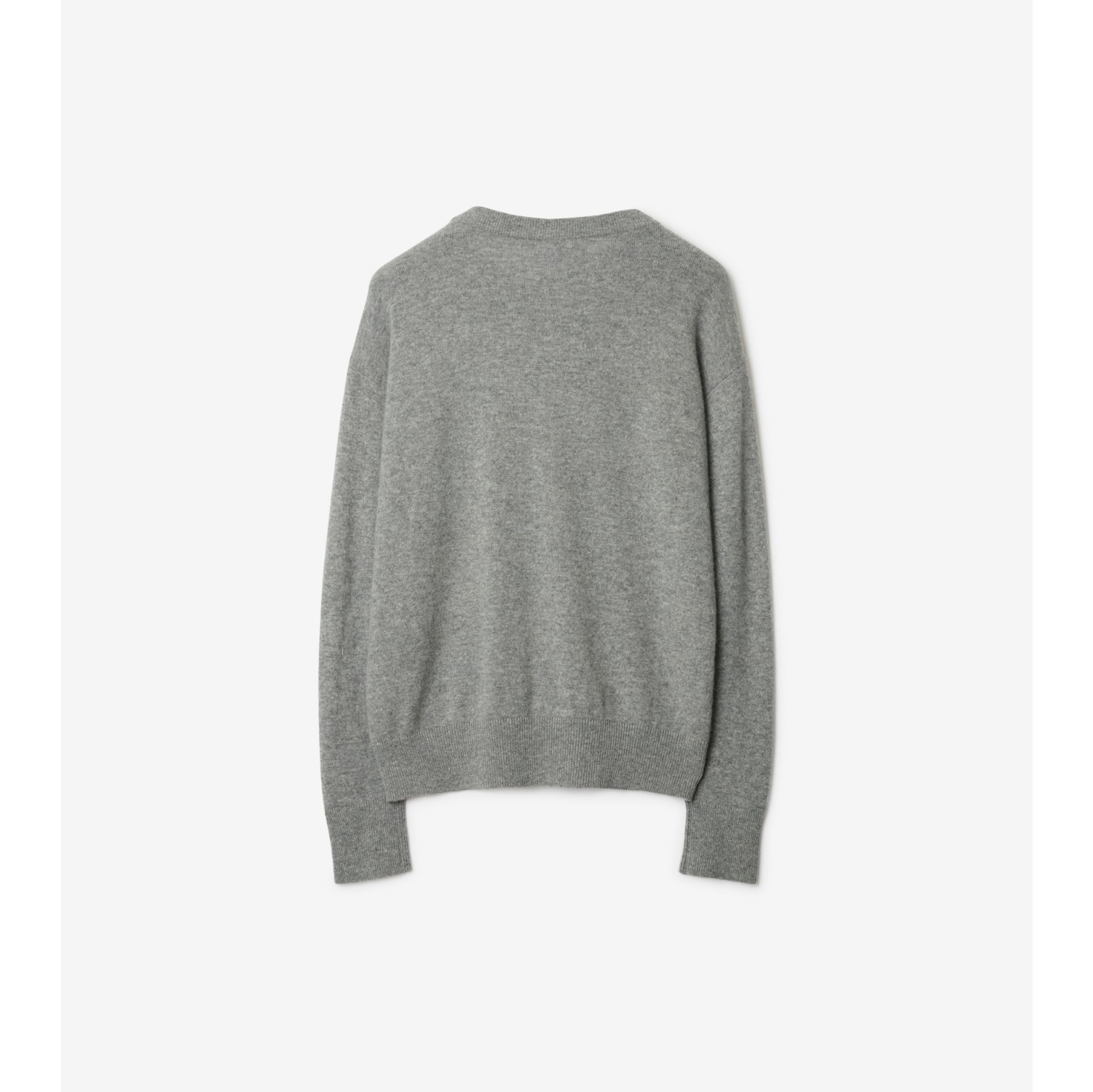 Cashmere Sweater in Light grey melange - Women | Burberry® Official