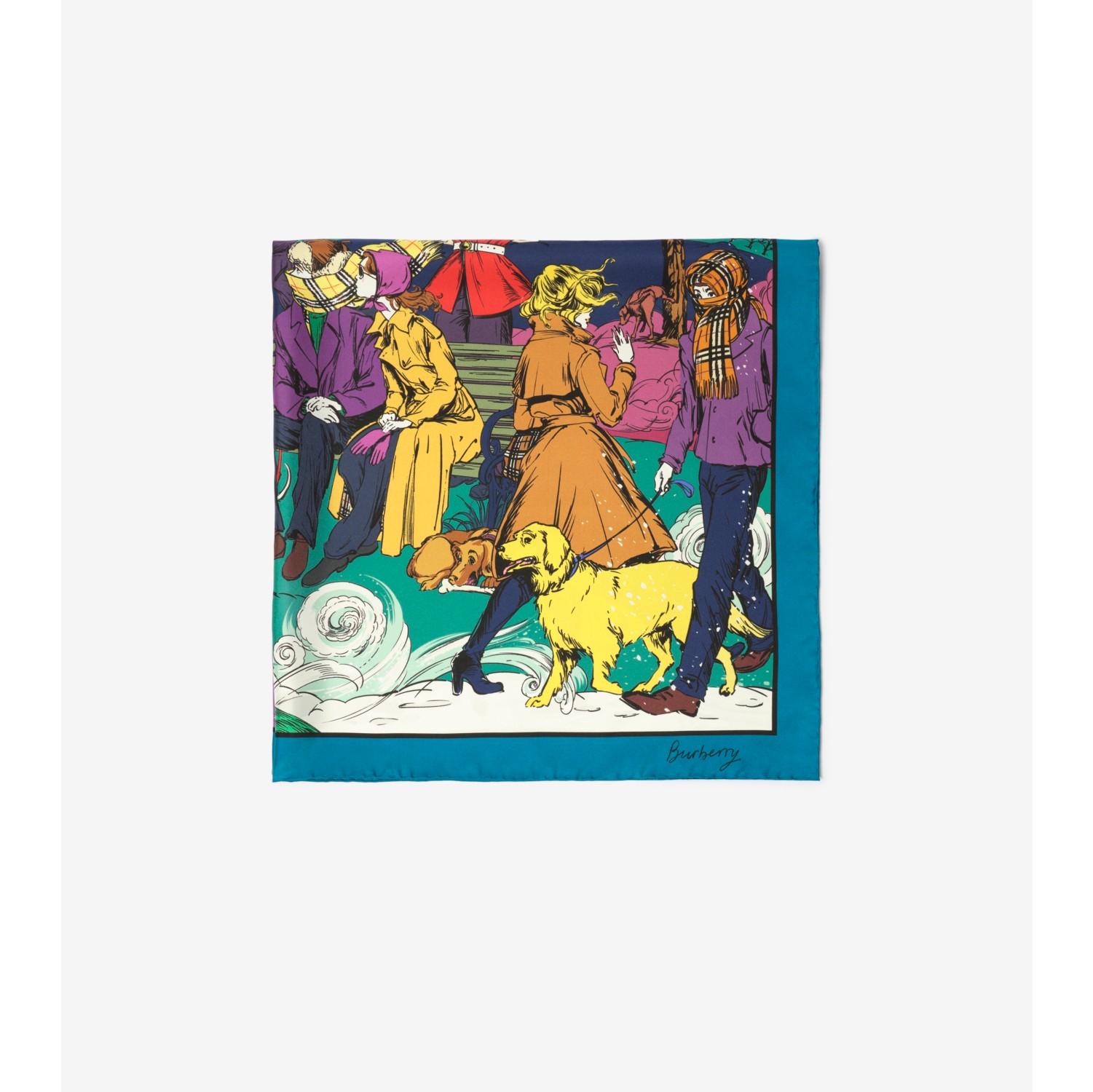 London Park Silk Scarf