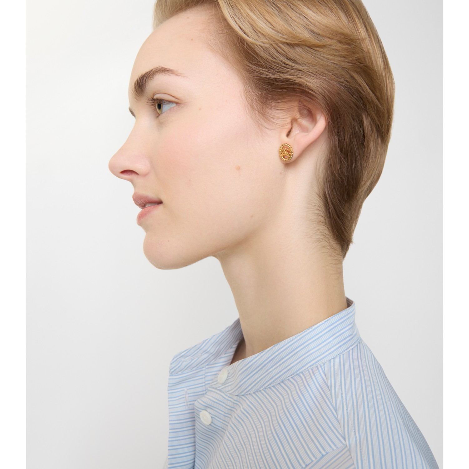 EKD Stud Earrings​ in Gold - Women | Burberry® Official