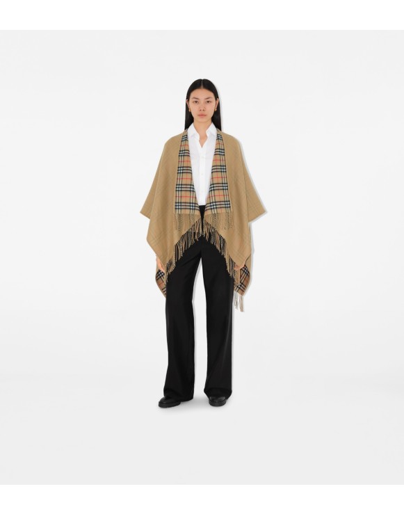 Women s Designer Ponchos Capes Burberry Official