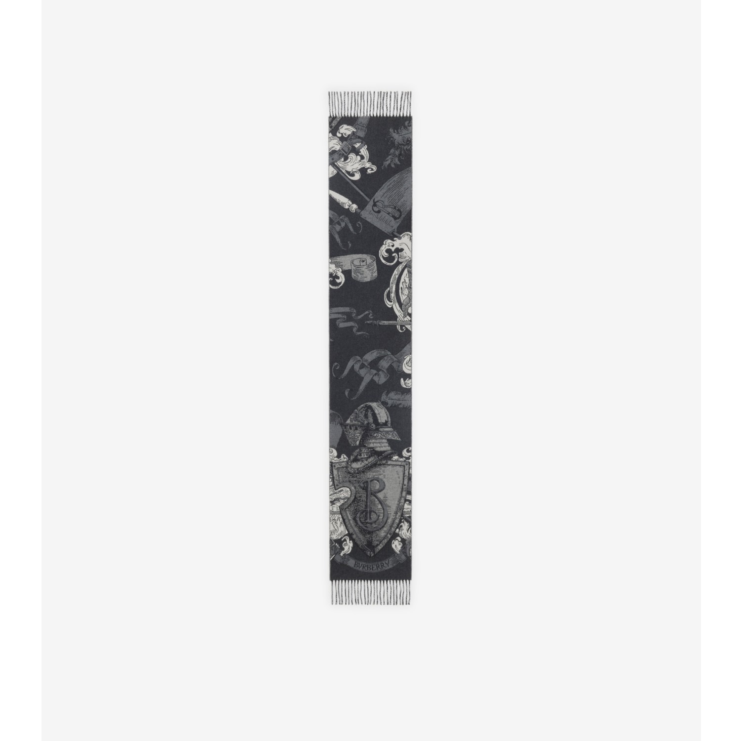 Etched Knight Cashmere Scarf