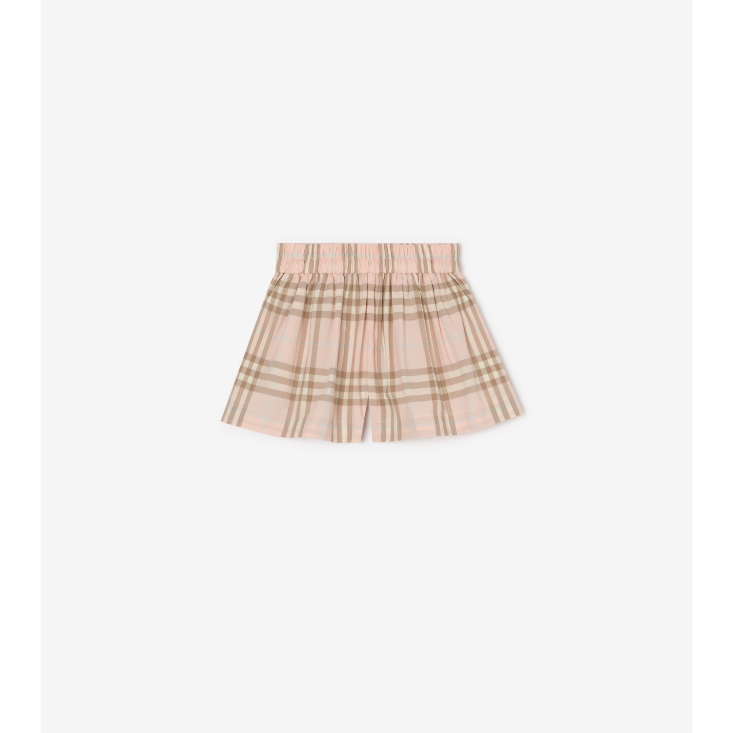 Check Cotton Shorts