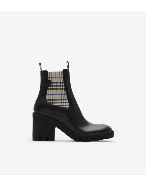 Burberry women's vaughan low-heel booties best sale