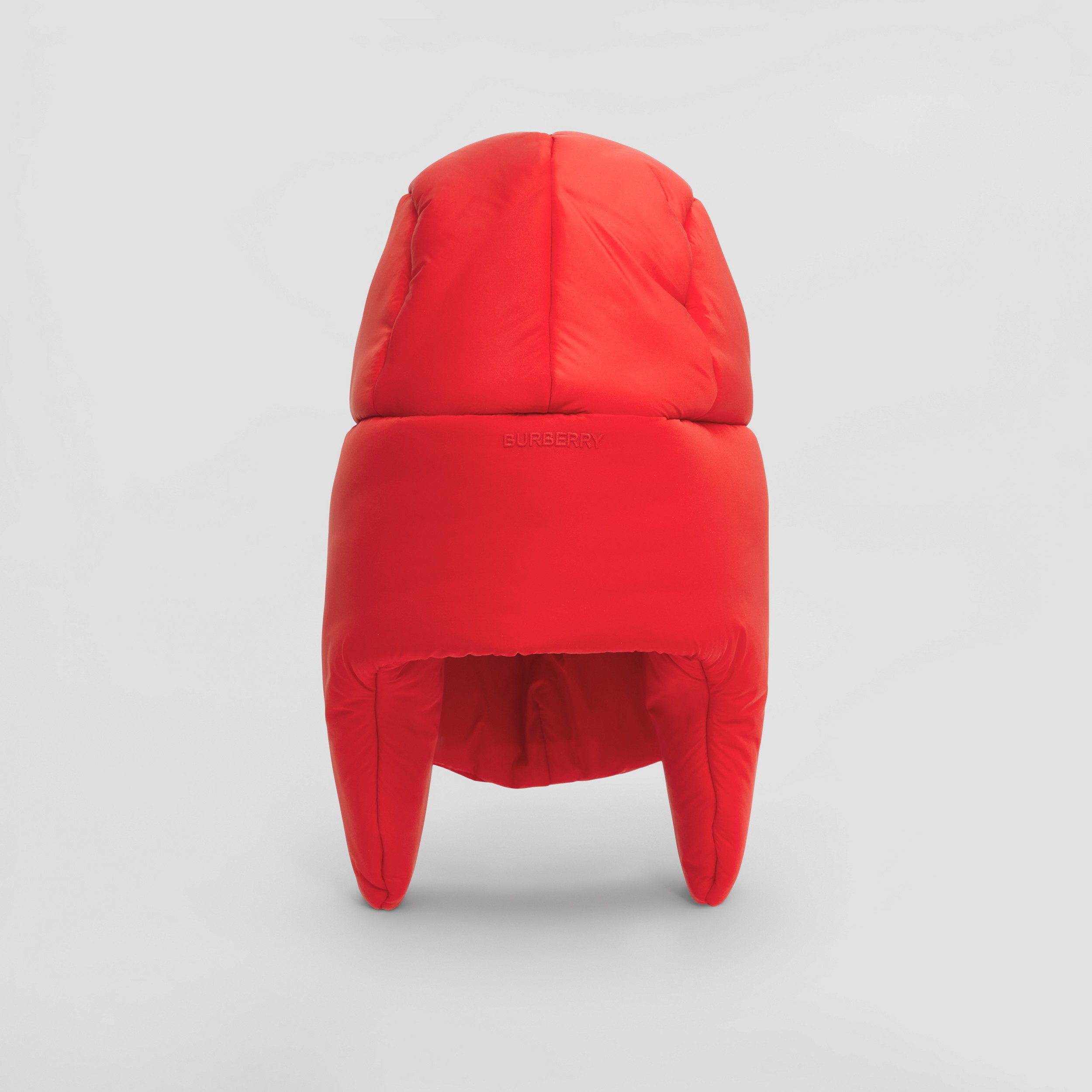 Oversize-Kappe aus wattiertem Nylon (Rot) | Burberry® - 4