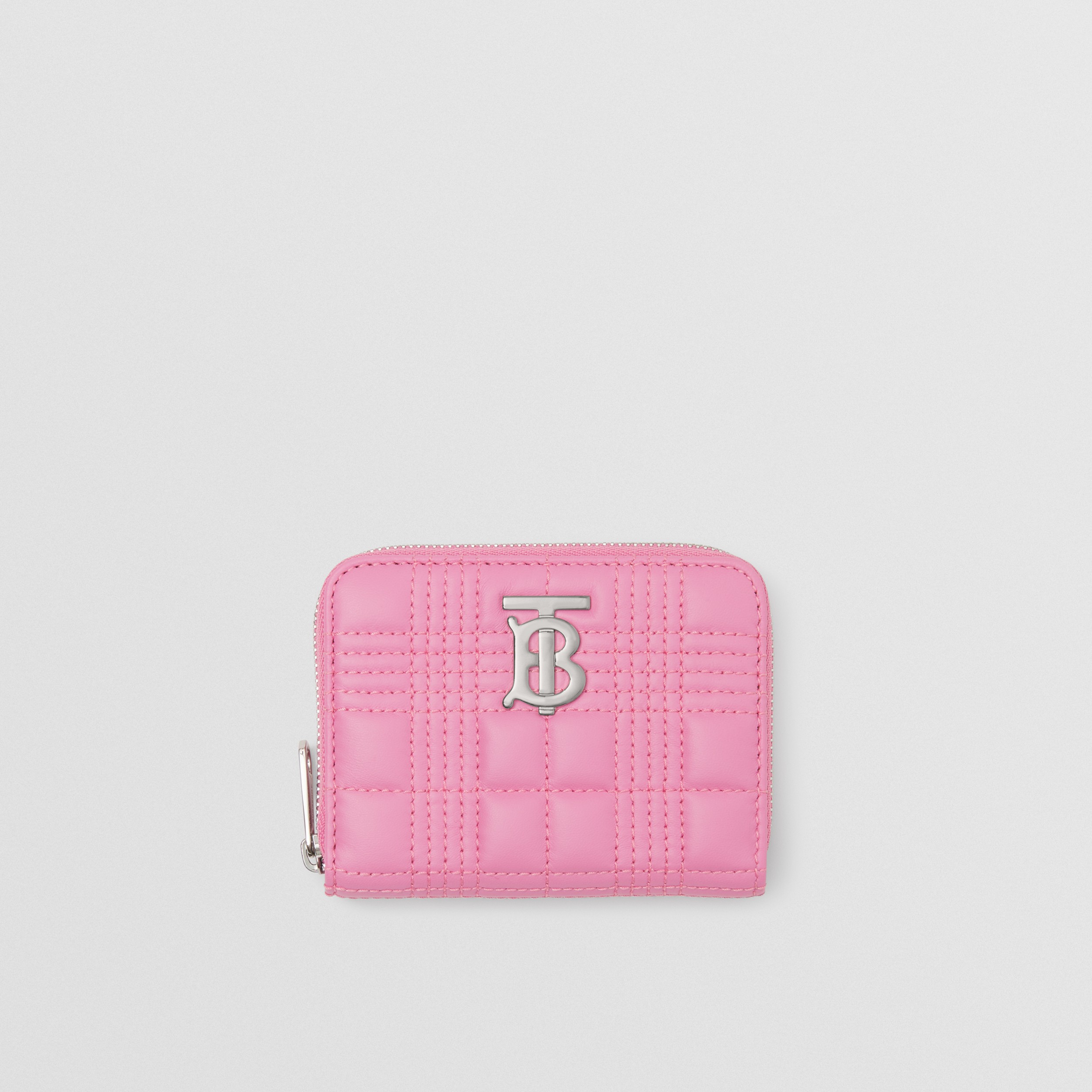 Quilted Leather Lola Zip Wallet in Primrose Pink - Women | Burberry® Official - 3