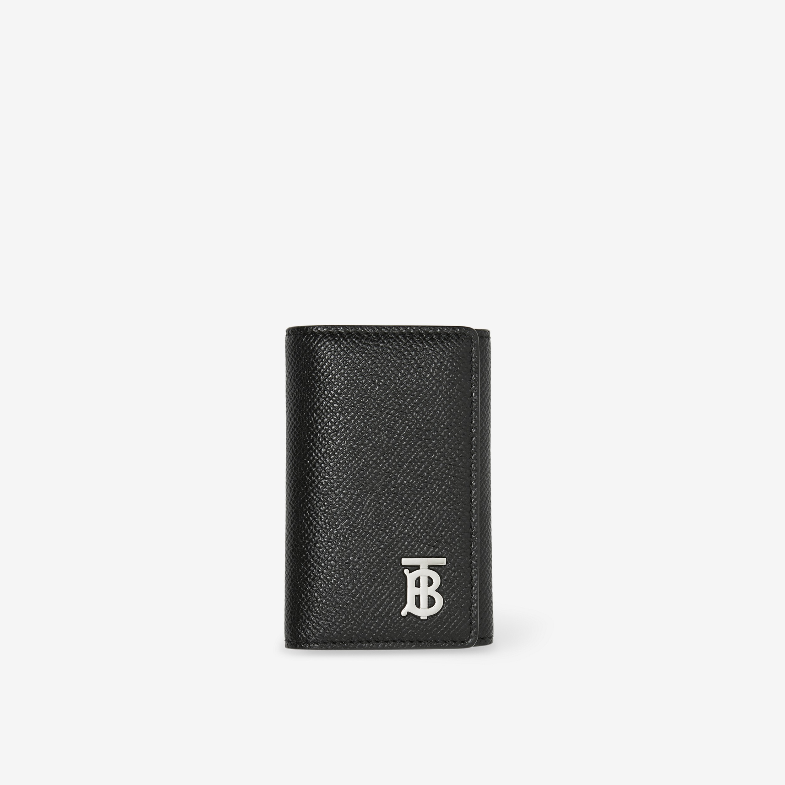 Grainy Leather TB Key Case in Black - Men | Burberry® Official - 1