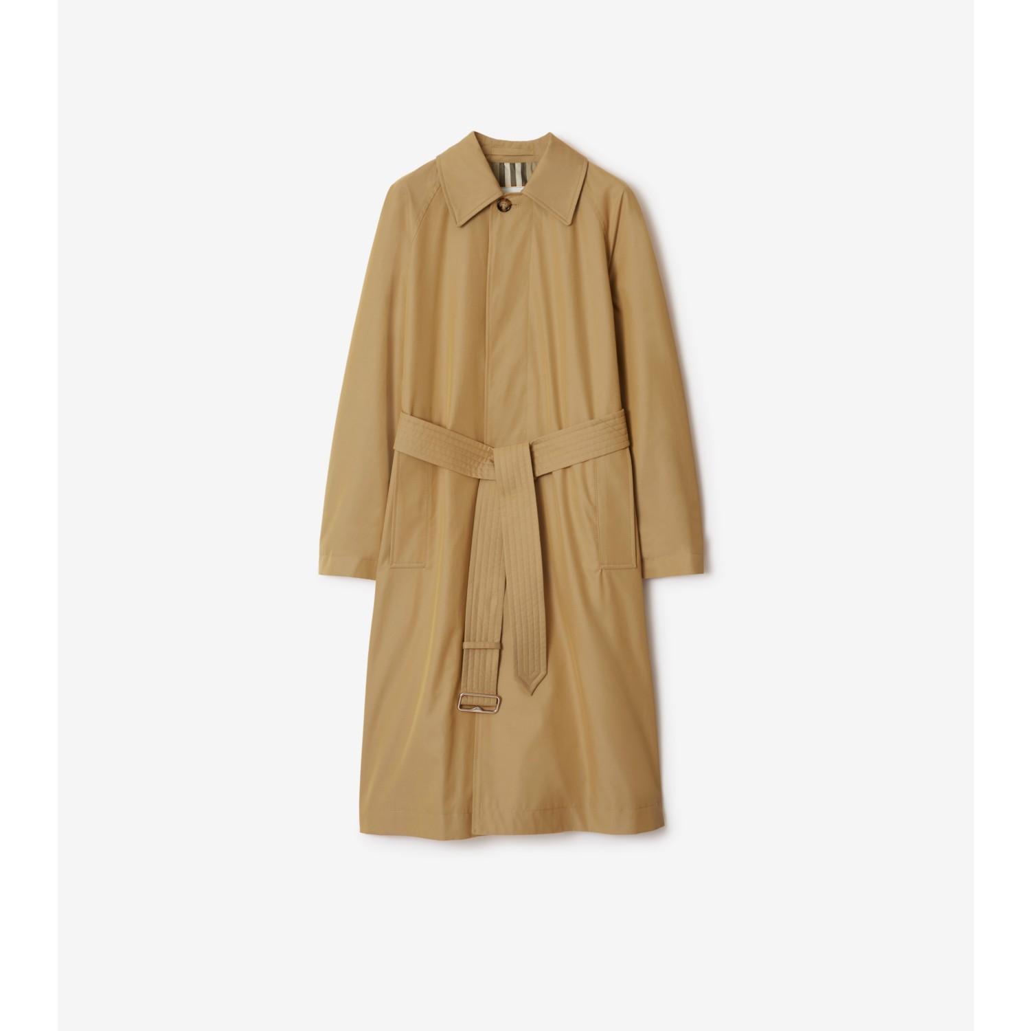 Long Gabardine Car Coat