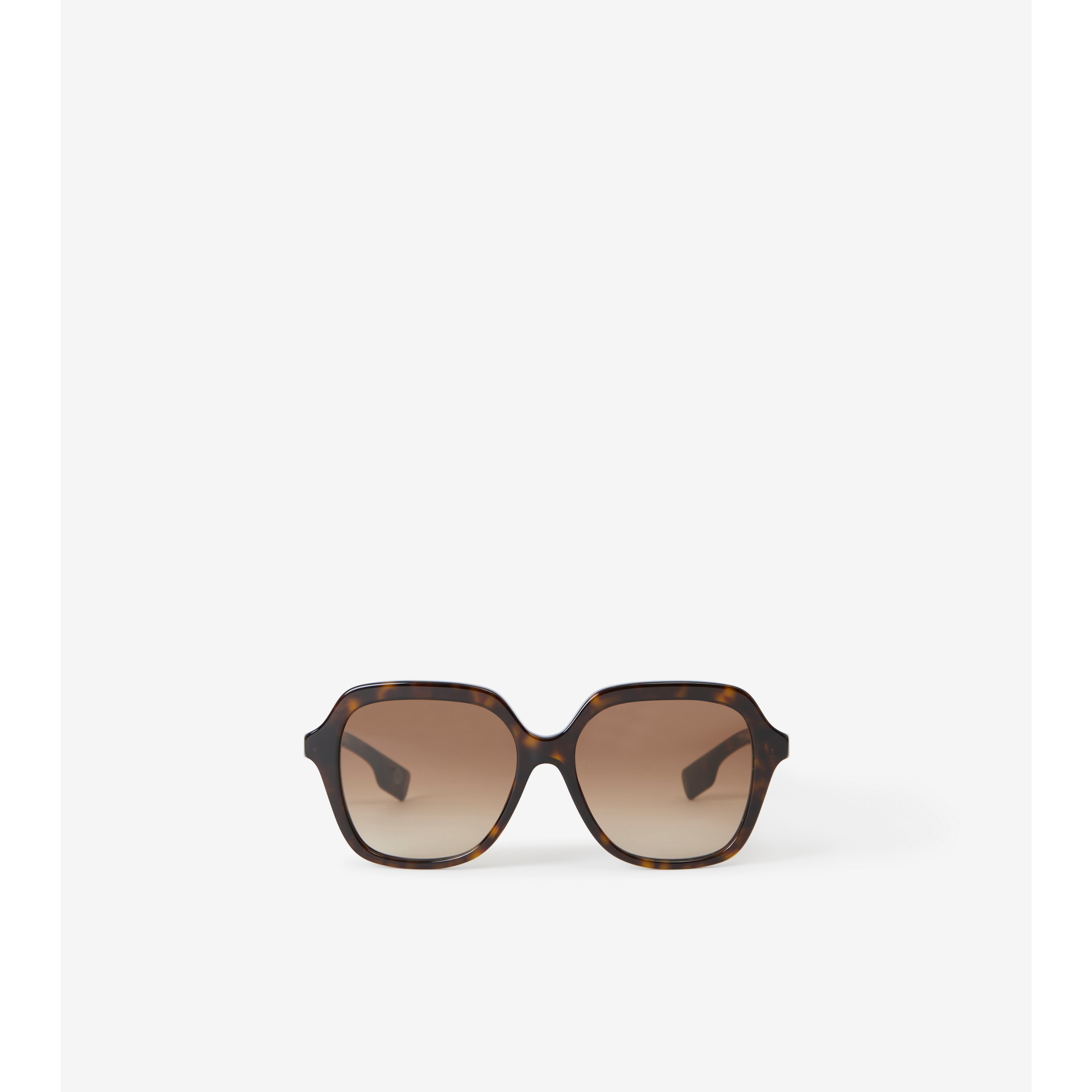 Oversized Square Frame Sunglasses in Tortoiseshell - Women