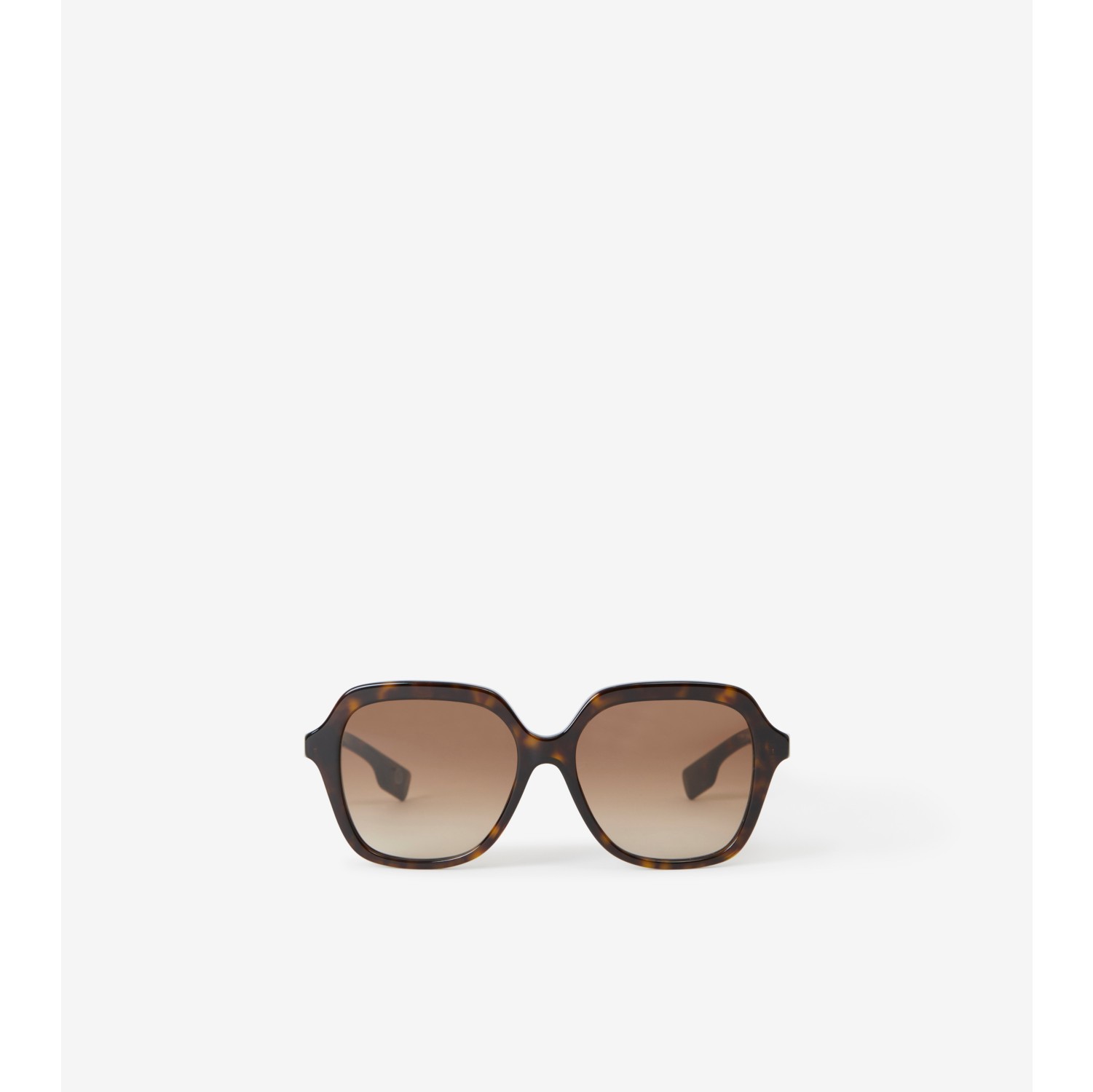 Square-frame tortoiseshell acetate and gold-tone sunglasses