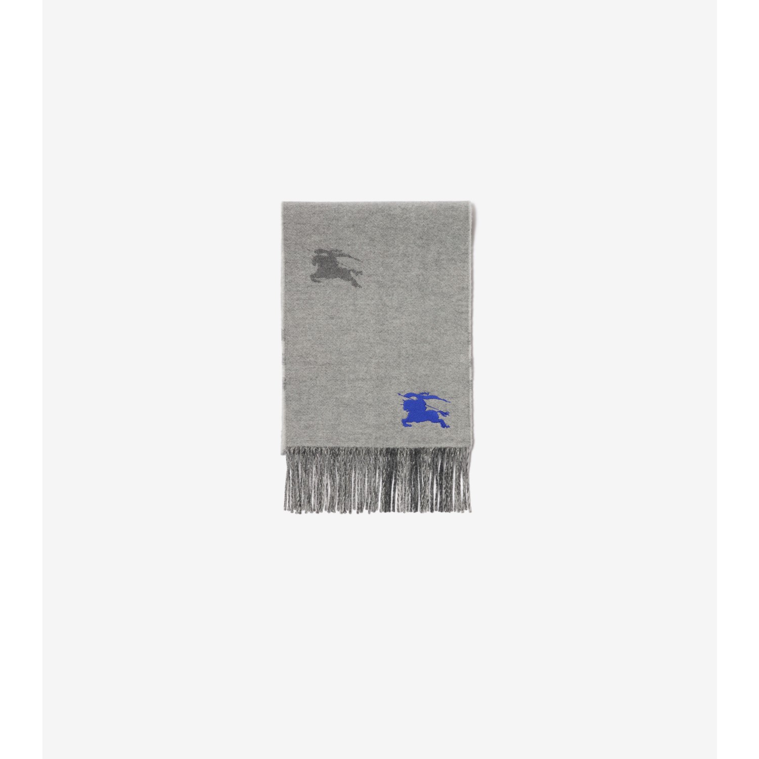 Reversible EKD Check Cashmere Scarf in Mitten grey | Burberry® Official