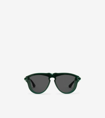 Tubular Sunglasses in Dark green Burberry Official