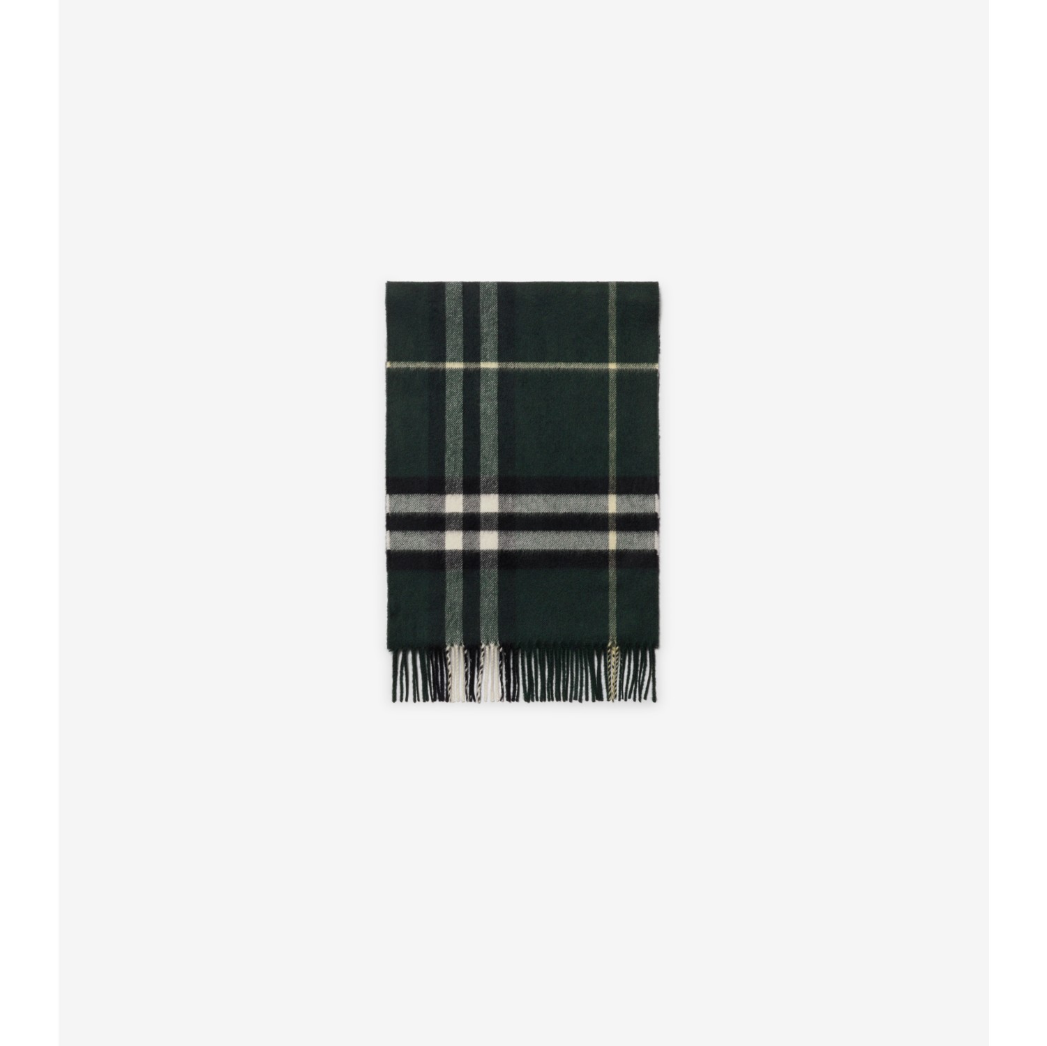 Check Cashmere Scarf