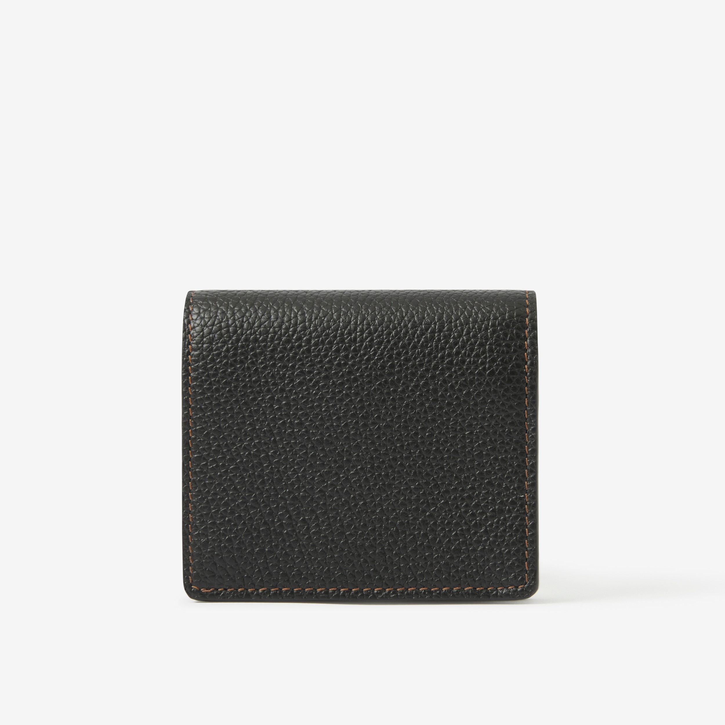 Grainy Leather TB Folding Wallet in Black - Women | Burberry® Official