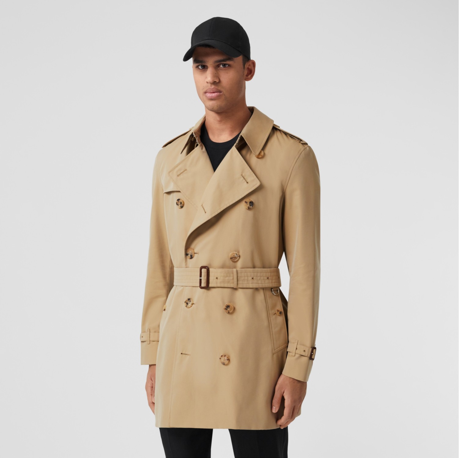 Trench coat corto Wimbledon (MIELE) - Uomo, Gabardine di cotone | Sito  ufficiale Burberry®