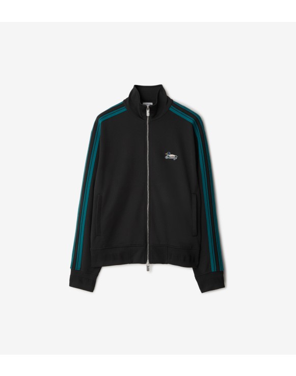 Striped Jersey Track Jacket