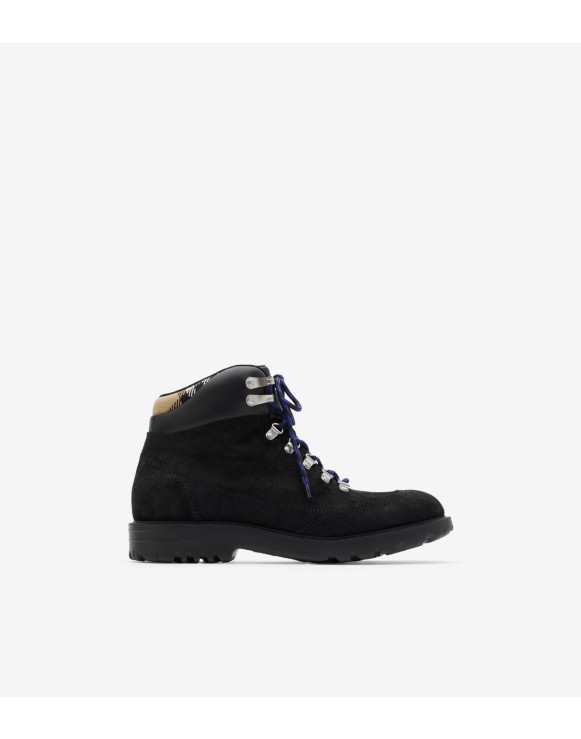 Bottines de randonnée Moor en cuir velours​