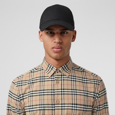 burberry vintage check cotton poplin shirt