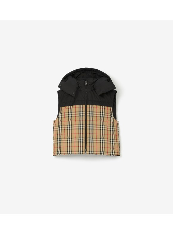 Burberry Brown Monogram Puffer Down Leith Jacket Burberry