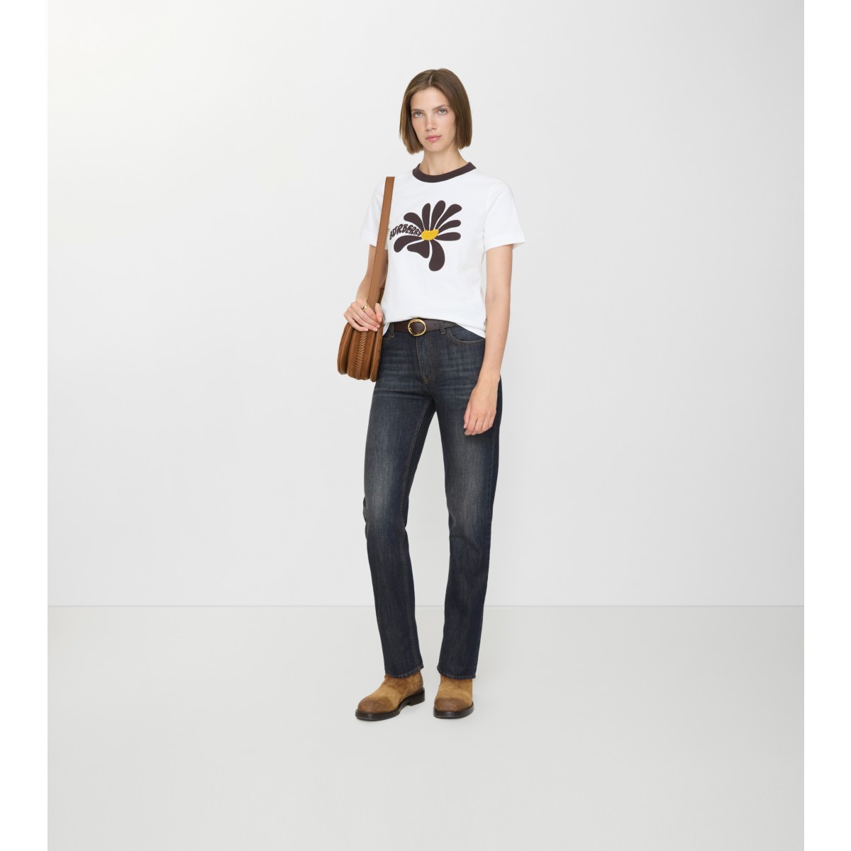  Mid-rise Straight Jeans