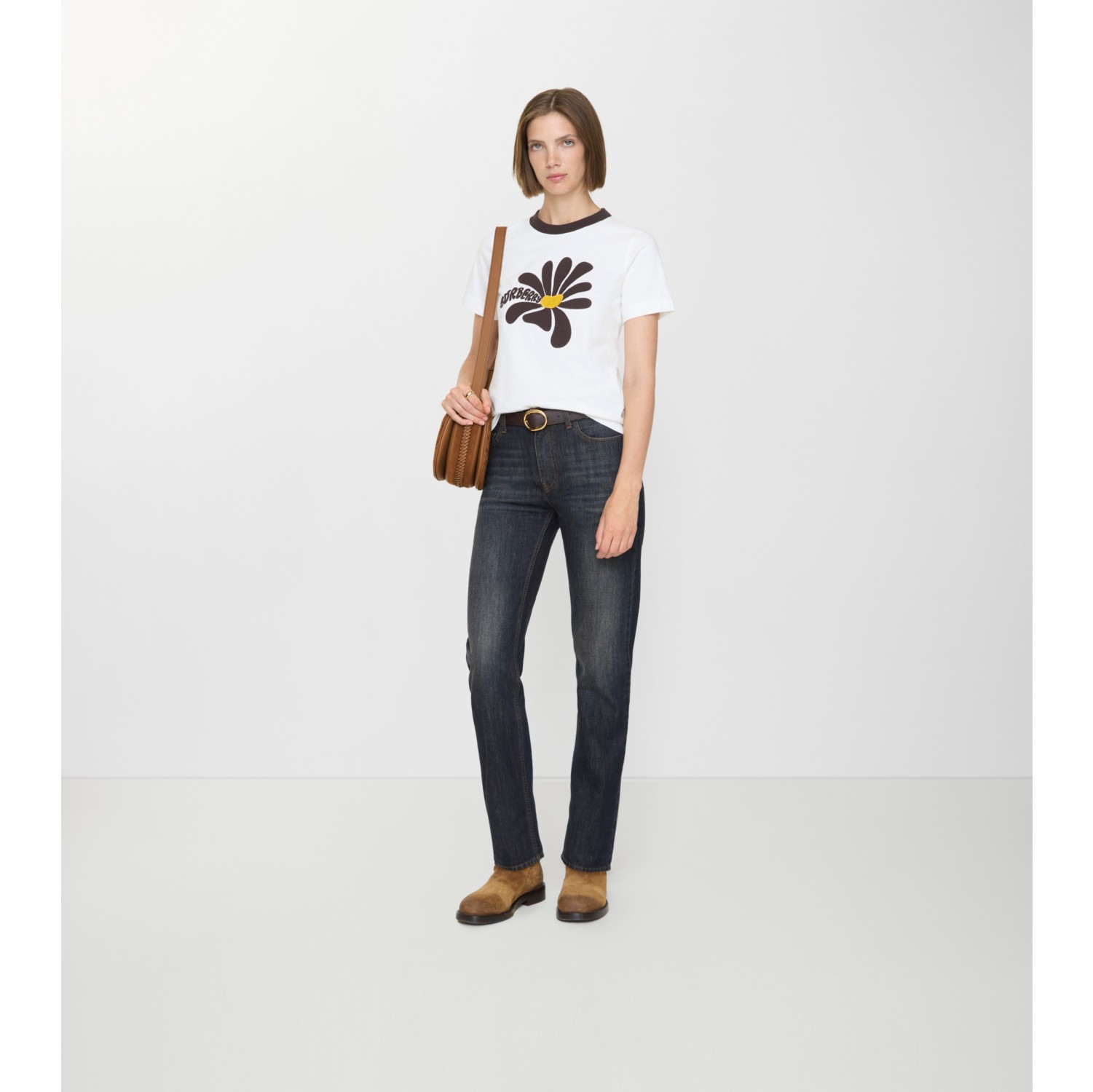 Mid-rise Straight Jeans