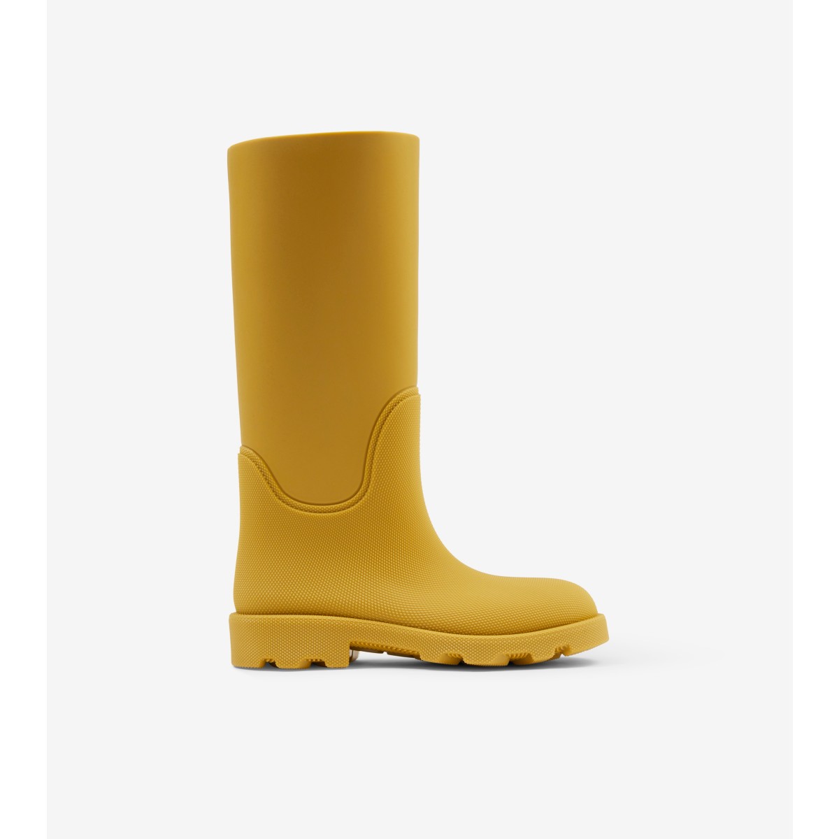 Burberry Rubber Marsh Tall Boots In Manilla