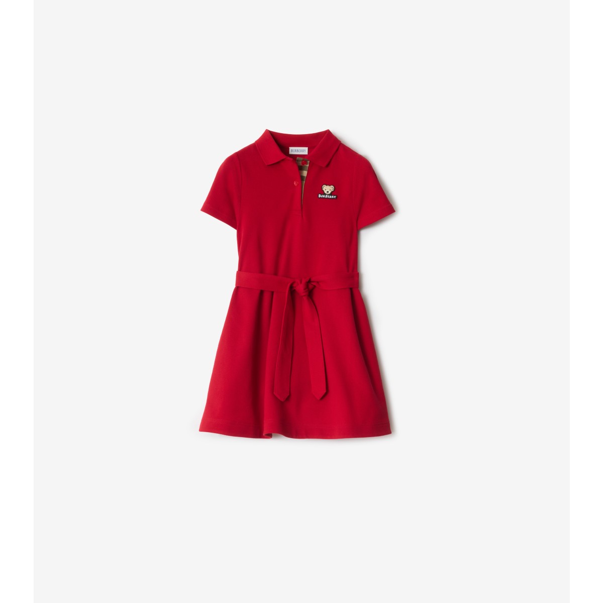  Check Polo Shirt Dress