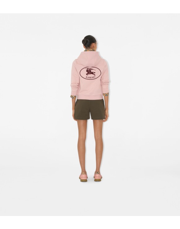 Knight Stamp Cotton Zip Hoodie