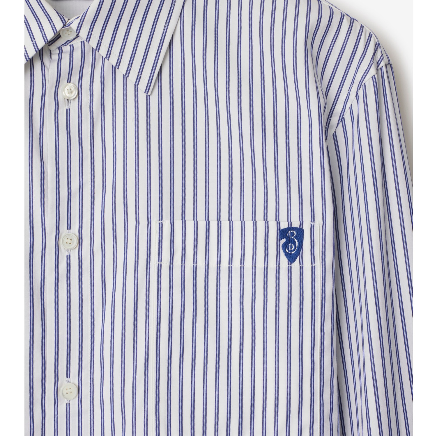 Relaxed Fit Striped Cotton Shirt