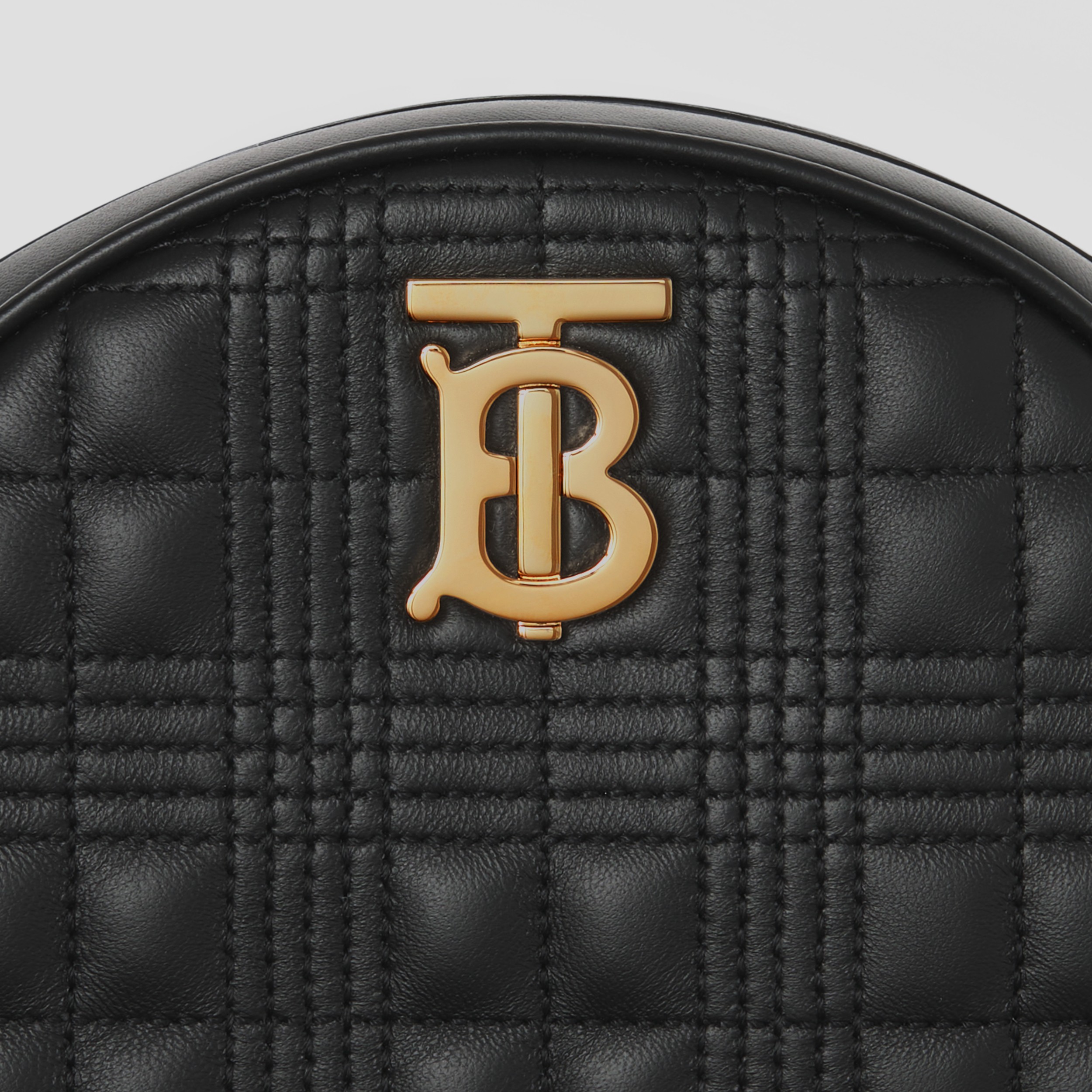 Quilted Lambskin Louise Bag in Black - Women | Burberry