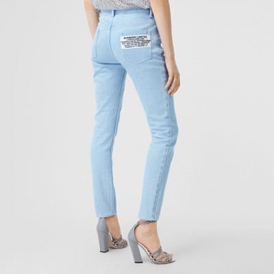skinny bleached jeans