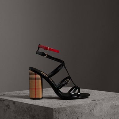 burberry sandals womens grey