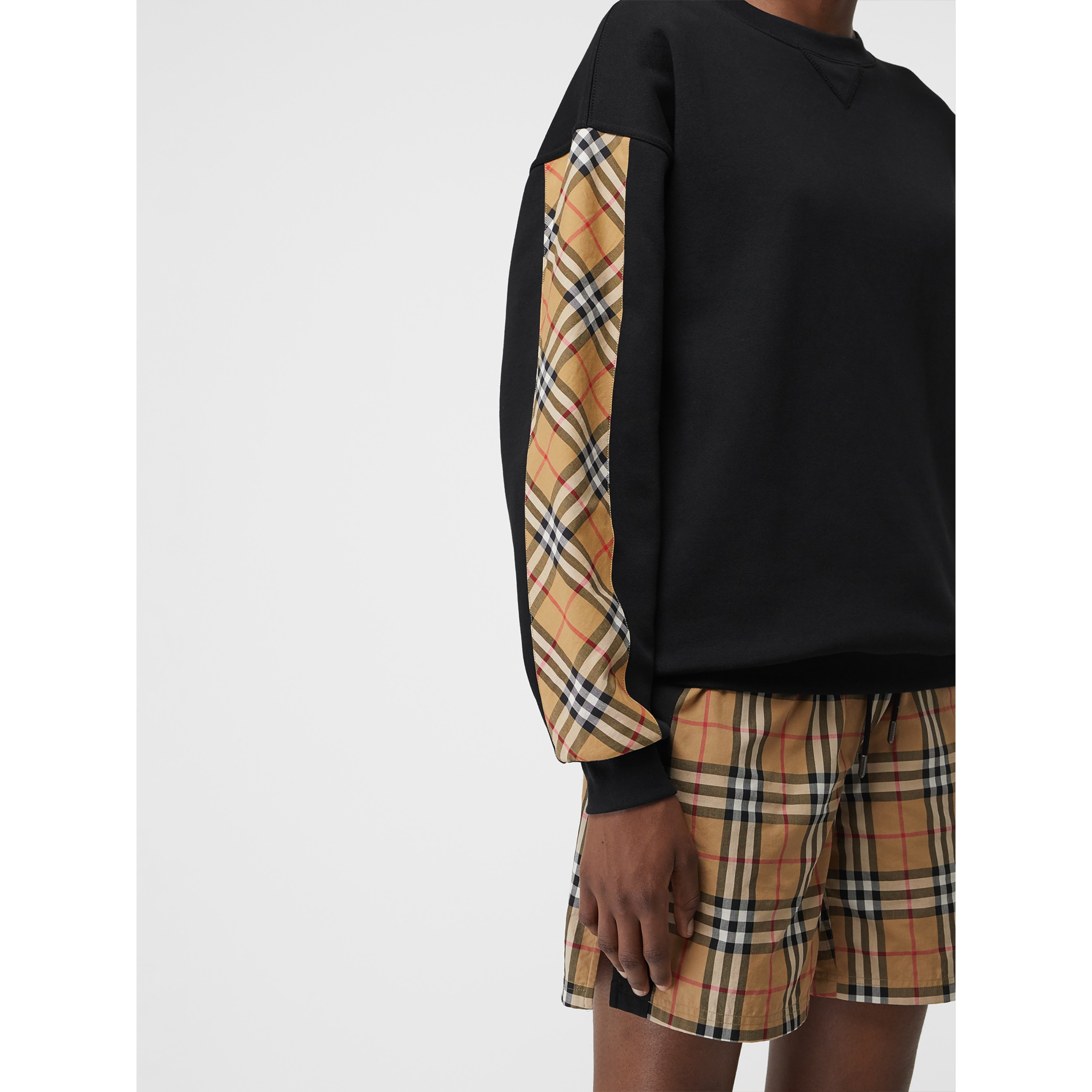 burberry vintage check sweatshirt