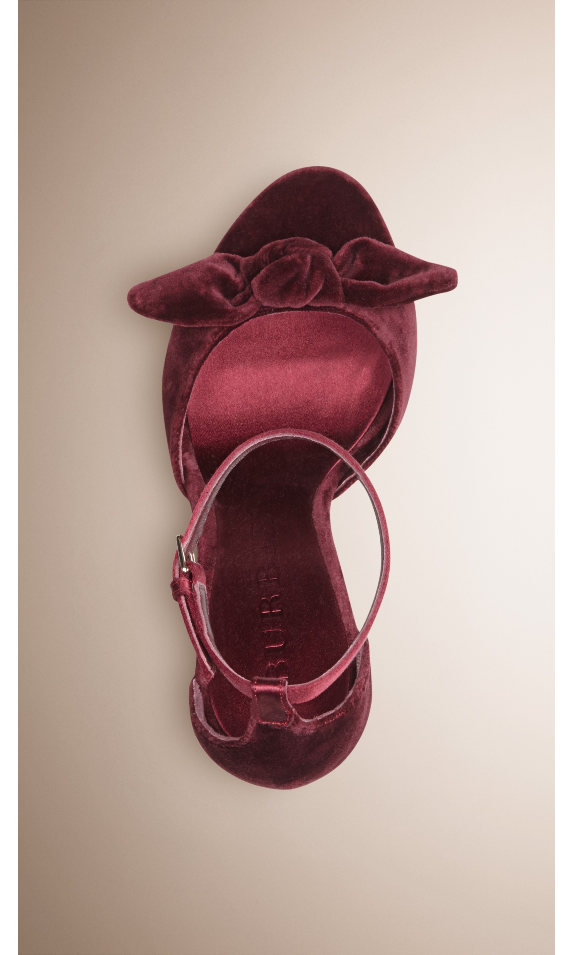 loft velvet bow sandals