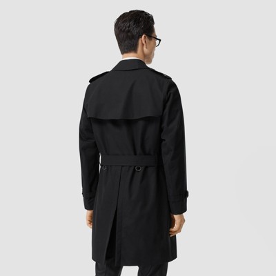 black trench coat mens burberry