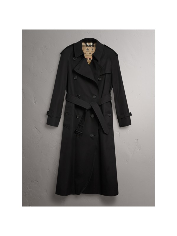 The Westminster – Extra-long Trench Coat in Black | Burberry United States