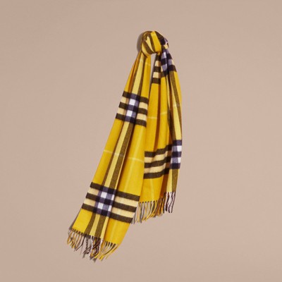 burberry scarf yellow