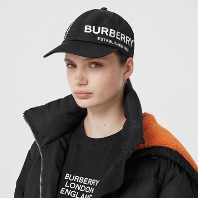 burberry print hat