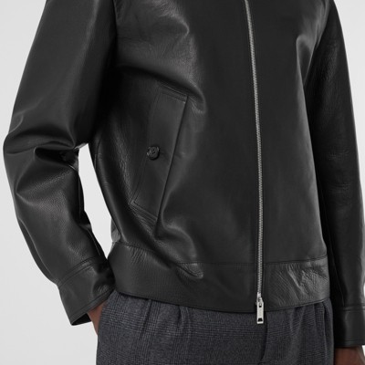 Leather Jacket in Black - Men 