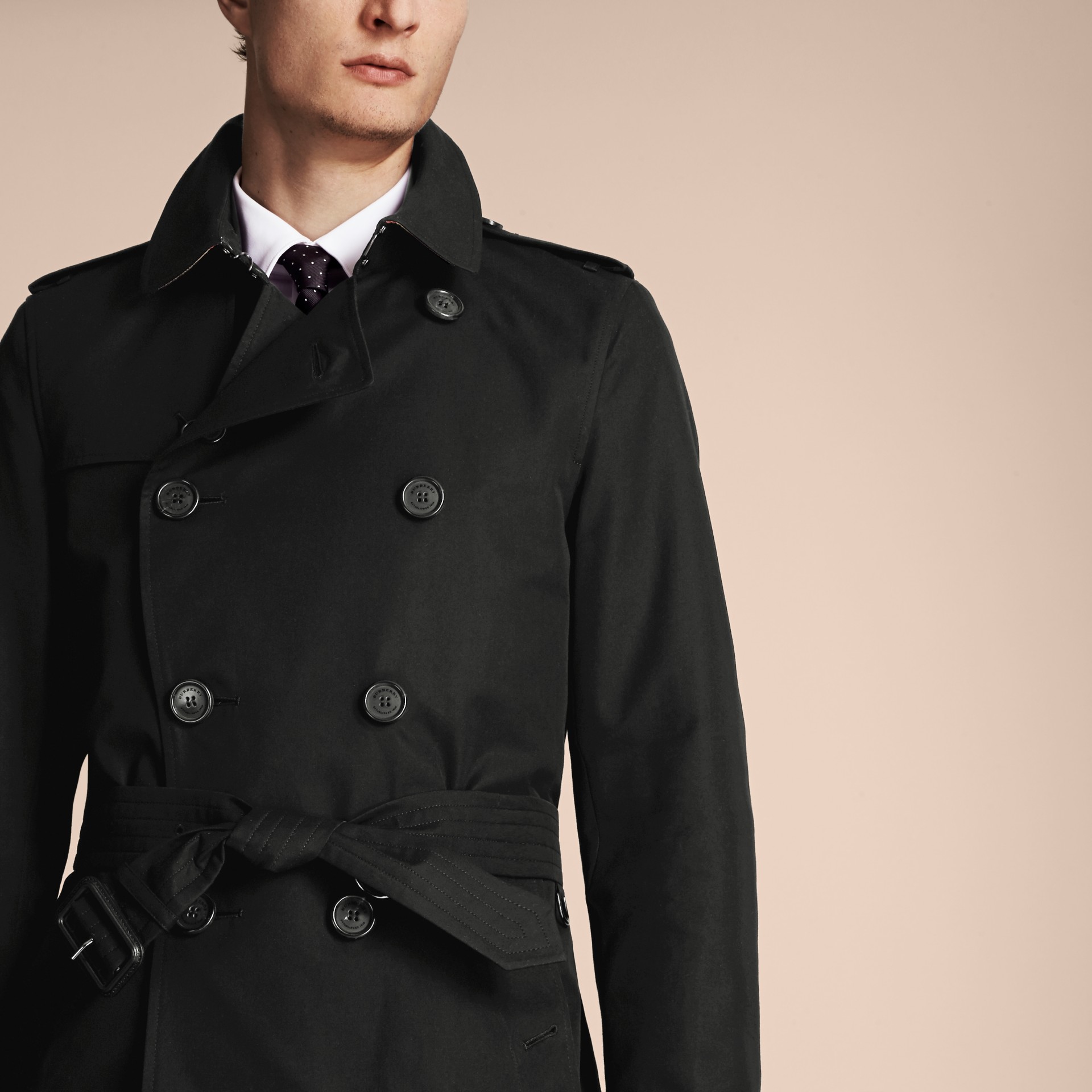 The Sandringham – Long Heritage Trench Coat Black | Burberry