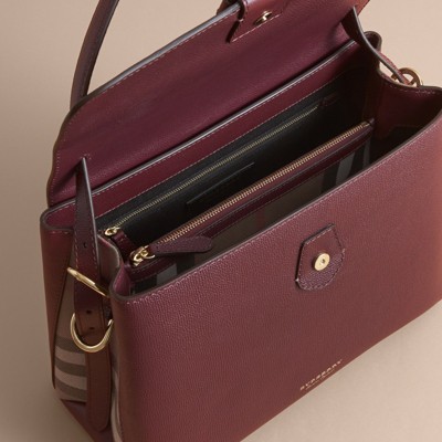 burberry purple bag