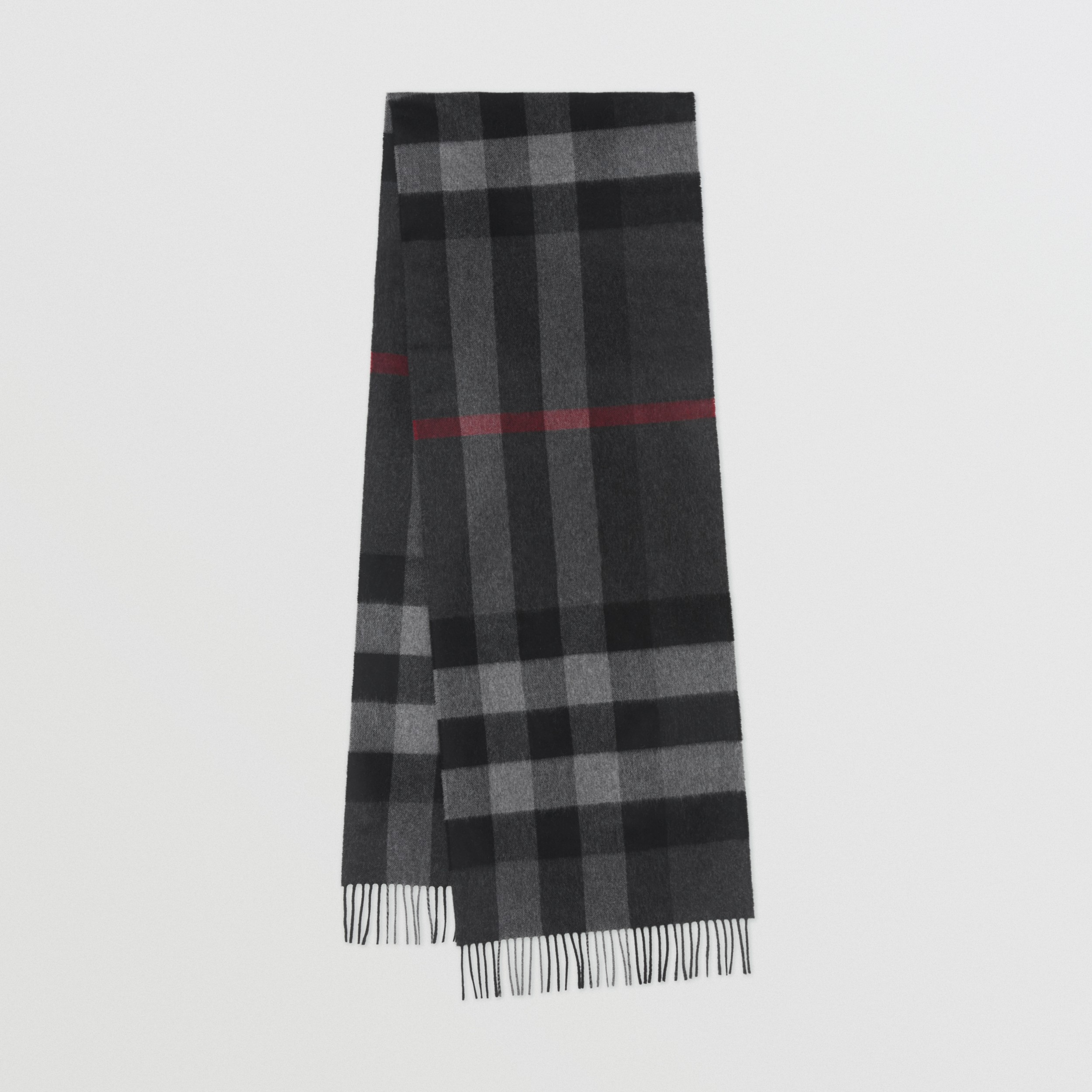 Bufanda En Cachemir Burberry Check (Azul Marino) Burberry® Oficial |  