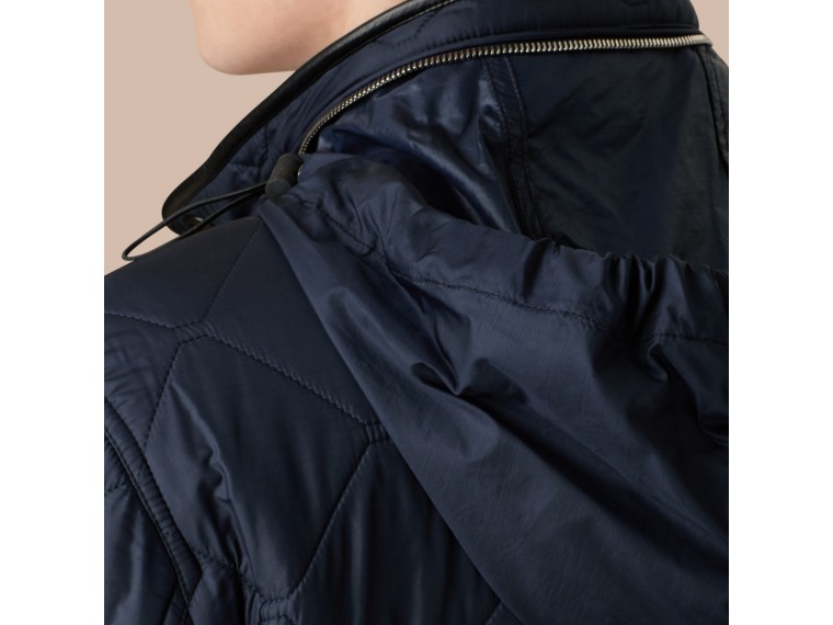 Packaway Hood Lambskin Detail Field Jacket | Burberry